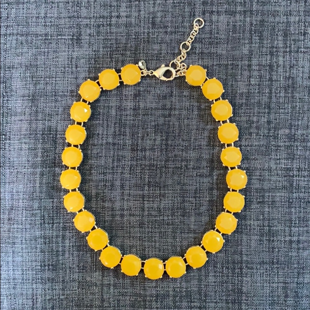 J. Crew yellow jeweled necklace